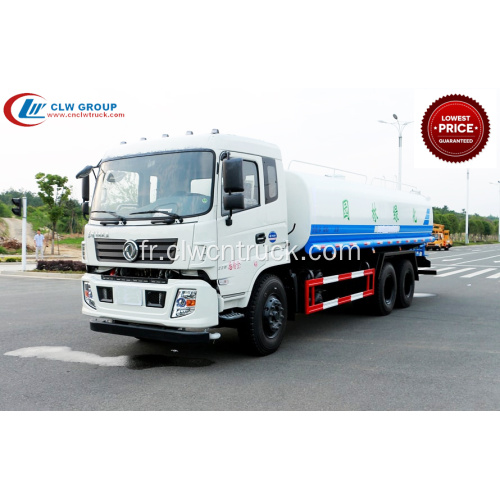 Garantie 100% Dongfeng 20000litres camion de lavage de la route de la ville